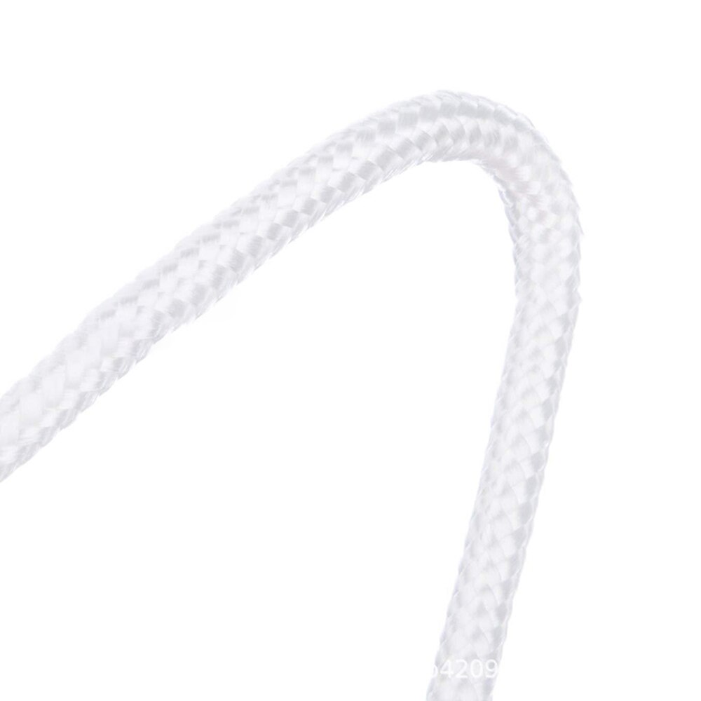 Diamantgeflecht-Nylonseil – 0,3 Cm Dick, 15,2 M Lang, Weiß, Für Outdoor & Indoor