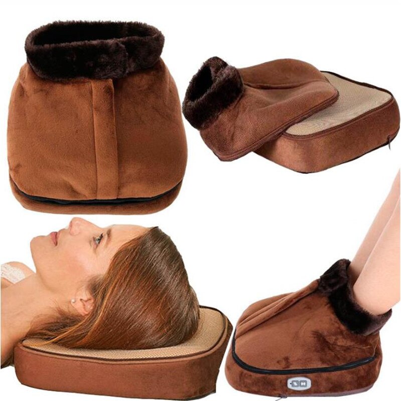 Aquecedor de pé elétrico massageador almofada de aquecimento grande chinelo casa antiderrapante pé mais quente almofada de aquecimento de inverno chinelo calor
