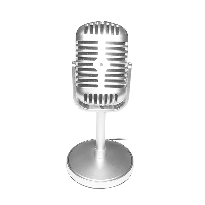 Classic Nostalgic Vocal Microphone Retro Style Microphone Universal Shelf Compatible With Live Performance Karaoke Studio: Default Title