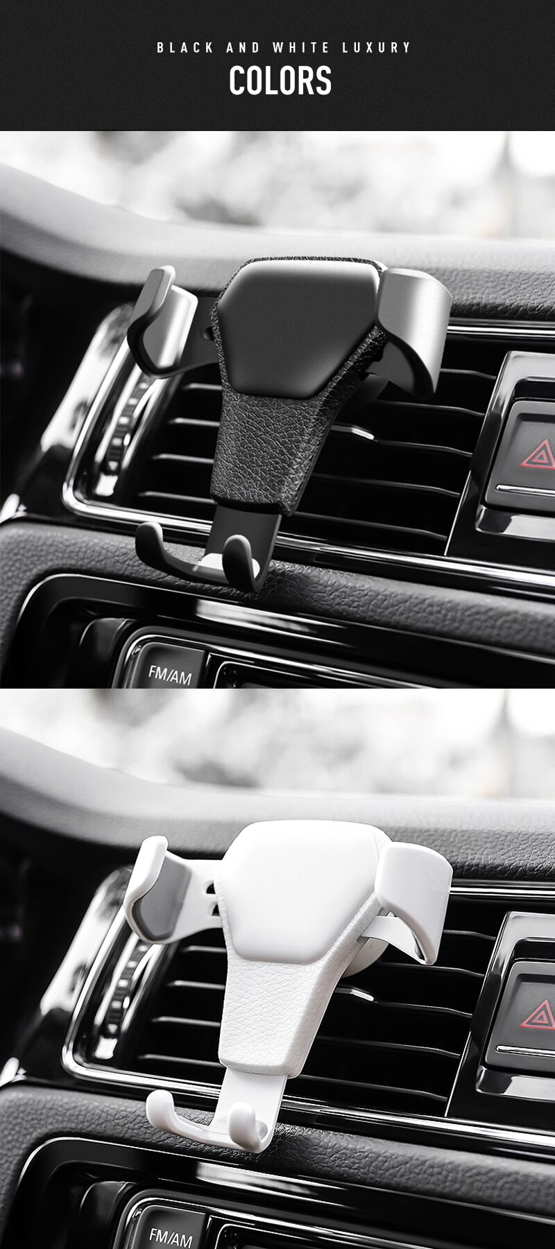 Universal Car Gravity Air Vent Phone Holder For i Ph one S amsung Phone Bracket