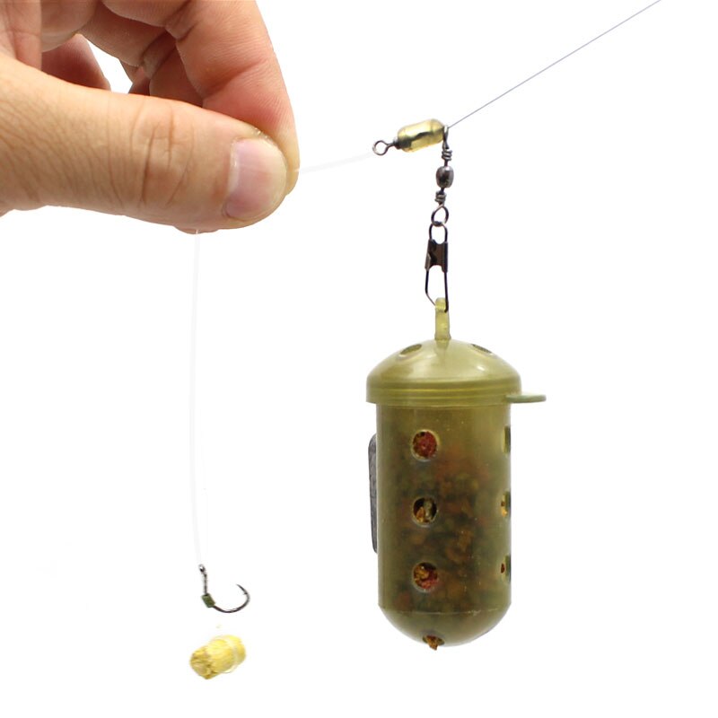 Karpervissen Aas Kooi Vissen Trap Mand Feeder Houder Karper Grof Made Feeder Kooi Voor Karpervissen Tool 20G/30G/40G/50G
