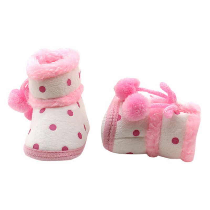 Mocassins pour bébés filles et garçons | Bottes chaudes de pour bébés, antidérapantes, bottes d'hiver à fond souple