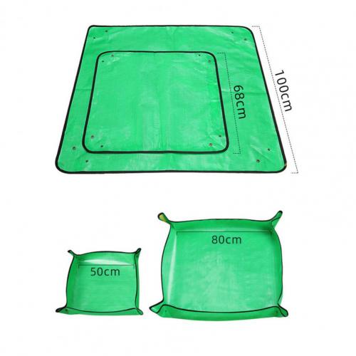 1PCS Plant Repotting Square Mat Floor Carpet Practical Multifunctional Indoor Green Bonsai Succulent Potting Tarp for Plant: S
