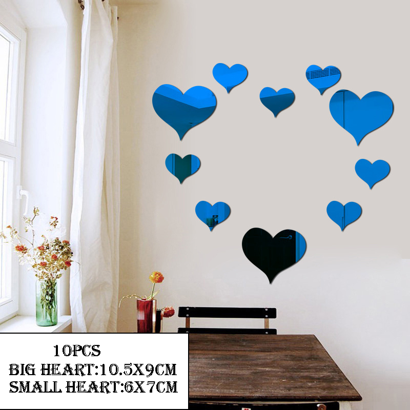 3D Acryl Cirkel Spiegel Muursticker Zelfklevende Muur Sticker Diy Woonkamer Slaapkamer Achtergrond Home Decoratie Muursticker: C-Gold