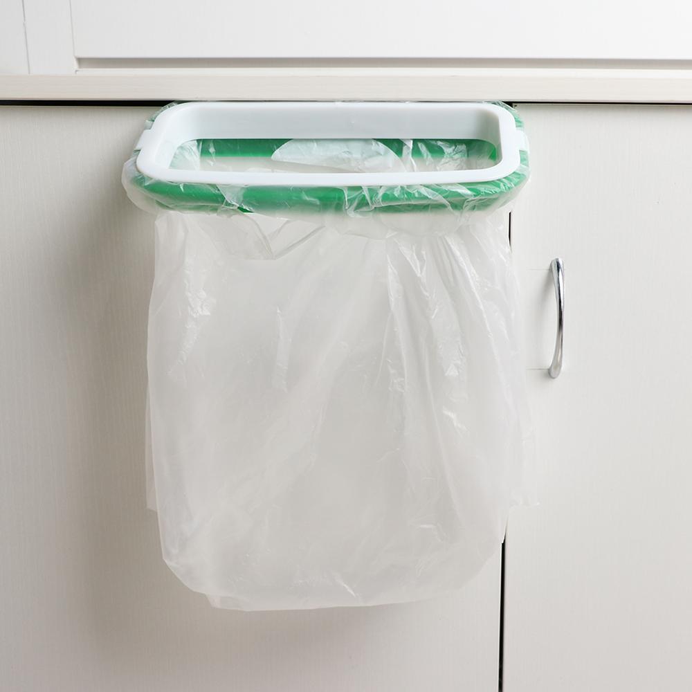 Køkkenskabe tilbage affaldspose affaldsstativ pantry opbevaring hængende affaldspose opbevaring affaldsstativ dør køkken tilbehør