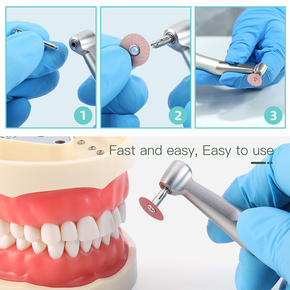50 Stück Azdent Dental Endbearbeitungs- und Polierscheiben Zahnarzt Verbundmetalle Porzellan Polierer 135 ℃ Autoklavierbare Laborwerkzeuge