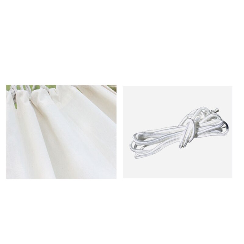 Chaise suspendue portative d'oscillation de hamac de Camping en plein air dentelle romantique blanche Pure Fo