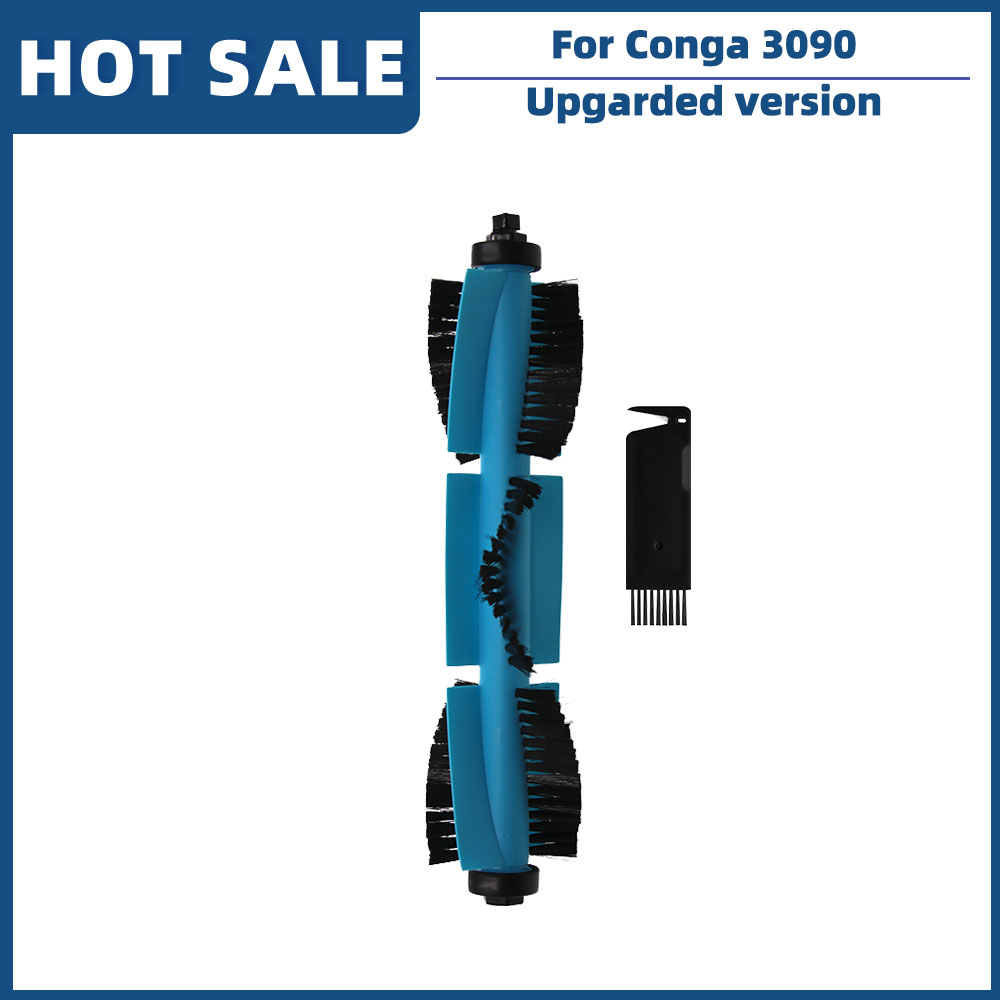 Compatible con Cecotec Conga 3090, repuestos de Robot aspirador, accesorios, Cepillo Lateral principal, filtro Hepa, fregona, tela de trapo, rueda Universal: plum