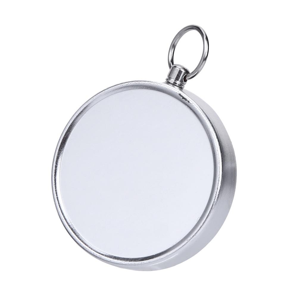 Portable Aluminum Lightweight Emergency Compass Outdoor Survival Compass Tool Navigation Wild Tool Black Brujula Chaveiro