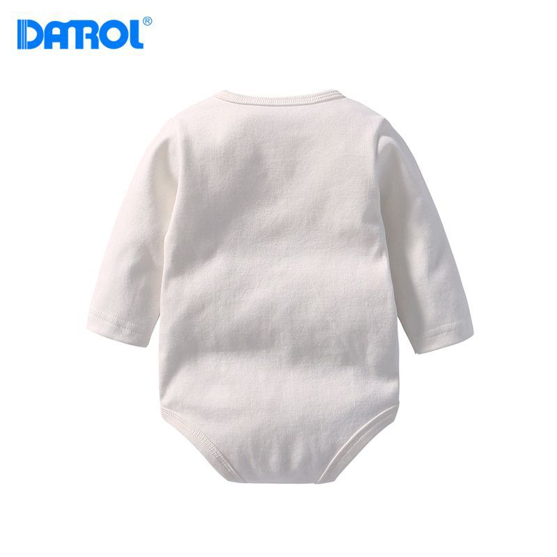 Winter Herfst Katoenen Baby Romper Wit Lange Mouw Bodysuits Voor Kid Baby Meisjes Jongens Kleding