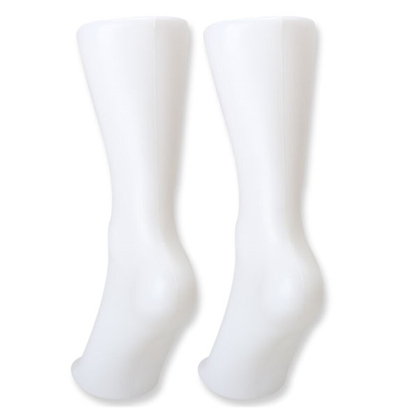 2Pcs Female Foot Sock Mannequin Display Mold Foot Mold Shoes Socks Feet Model Plastic Mannequin Foot Display For Socks