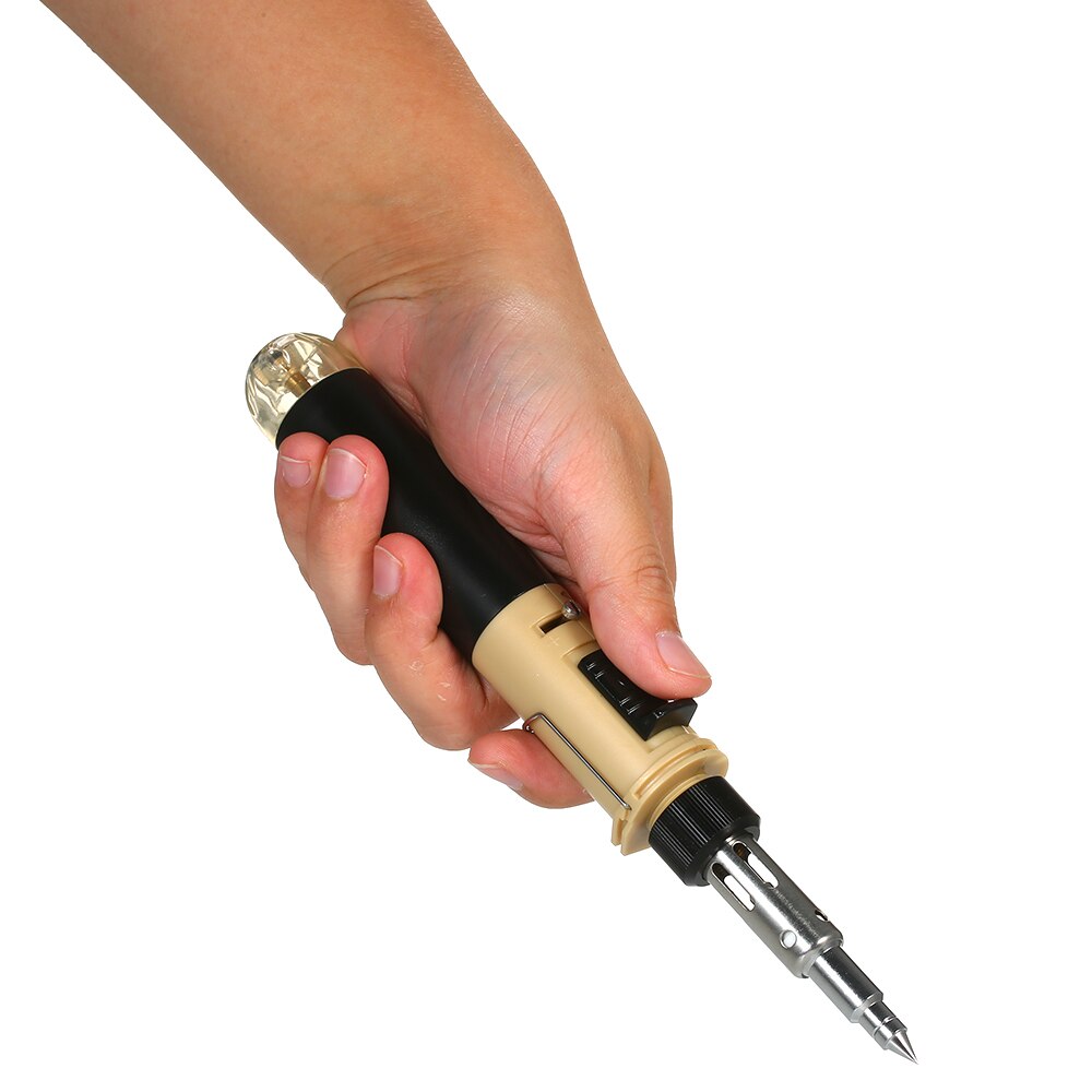 12 in 1 Portable Soldering Iron Kit Full Electronics Set Welding Tool Car Repairing Gas Soldering Self-igniting Torch Outdoors