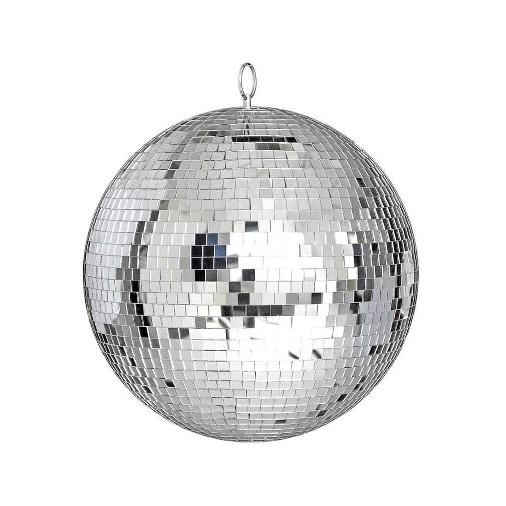 Big glass mirror Disco ball DJ KTV bars party stage light durable lighting Disco ball Reflective light glass mirror with disco b: Default Title