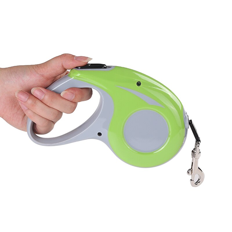 Laisse rétractable pour chien, 3M/5M, Flexible et Durable, corde de Traction pour chien, petit et moyen gabarit: Green / 3M