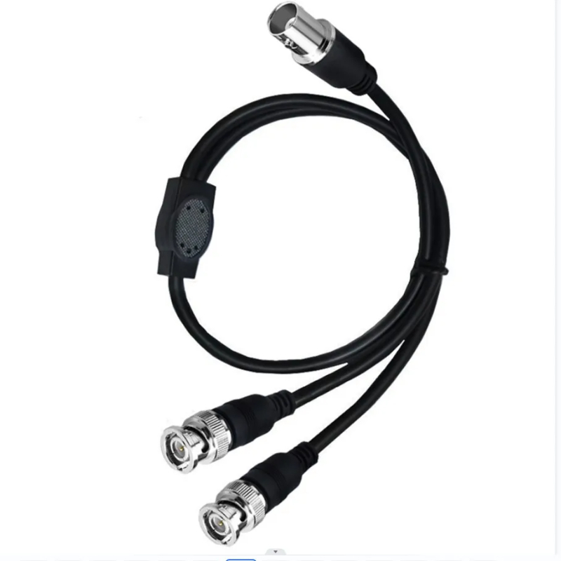BNC Splitter Cable BNC to Dual BNC Connector Adapter Cable for Cameras and Video Equipment 0.5m