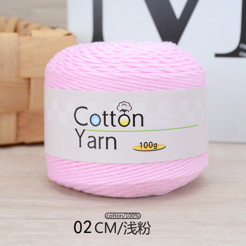1Pc 100g 100% Cotton hand knitting yarn soft Crochet Yarn knit threads For Sweater Scarf blanket hat crocheting line amigurumi: Dark Grey