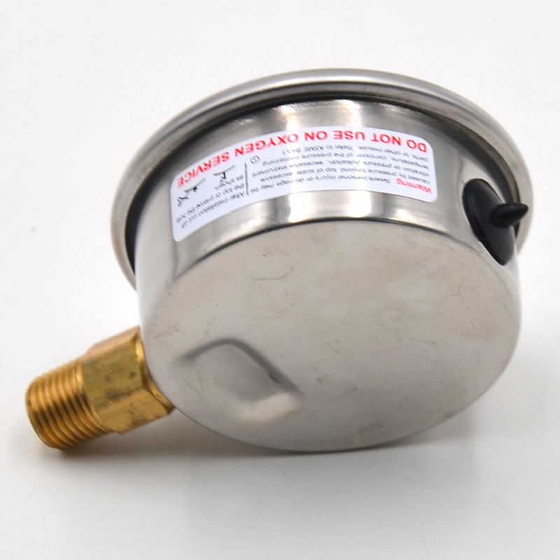 1/4 NPT Automotive Oil Pressure Gauge Instrument Hydraulic Meter Gauge 0-3500 PSI