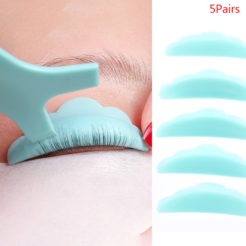 5 Pairs Eyelash Lifting Silicone Pads Set Eye Lash Extension Lift Perming Kit Tool Eyelash Lift Curlers Curl Shields Pads