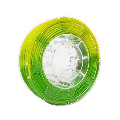 NorthCube 3D Printer PLA Color Change with Temperature Filament, PLA Filament 1.75mm +/- 0.05mm, 1KG(2.2LBS) Green to Yellow: Green-to-Yellow