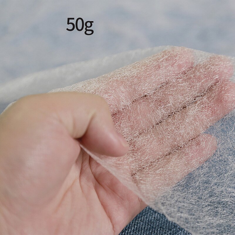 150x67cm pellicola adesiva caldo sciolto a bassa temperatura in tessuto non tessuto per abbigliamento materiale Interlining forniture per cucire fai-da-te: 3