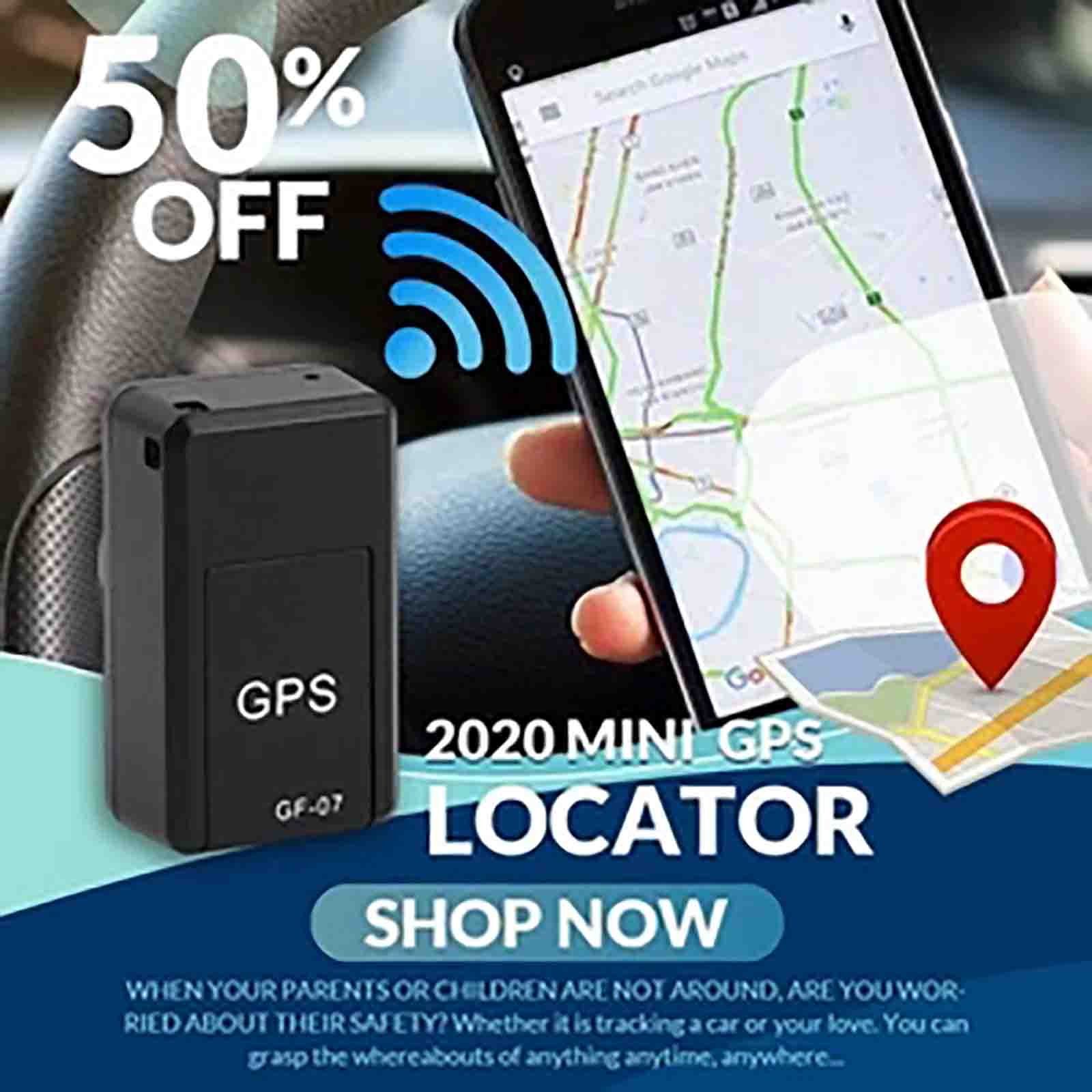 Upgrade GF 07 Magnetic Mini Gps Locator-ai Intelligent Noise Reduction GPS Real Time Tracking Locator Device Magnetic #K