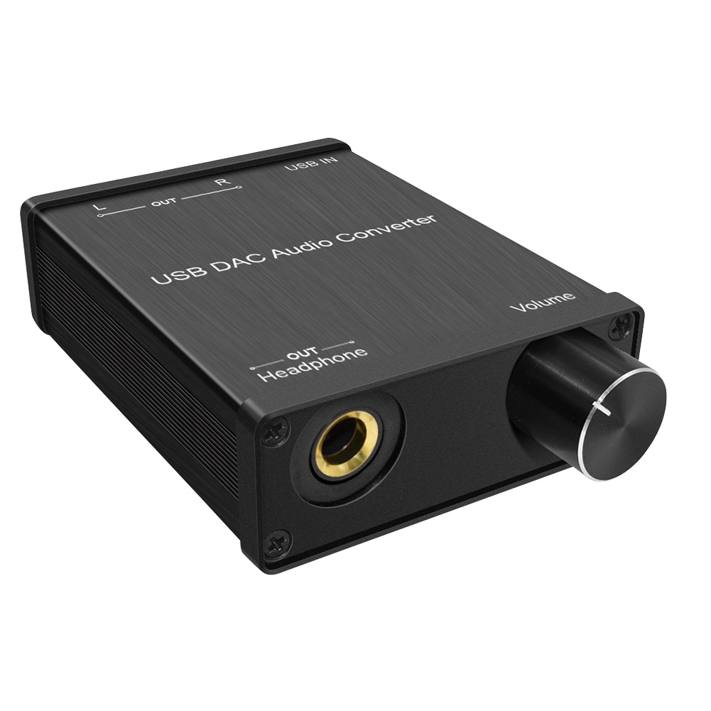 Headphone Amplifier No Drive Optical Fiber DAC Converter Computer Digital To Analog HIFI Home Audio USB Port Output Transmission