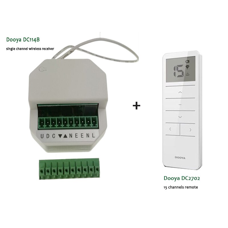 DC114B AC 230V single-channel wireless receiver , fit for all Dooya emitter remote: DC114B with DC2702