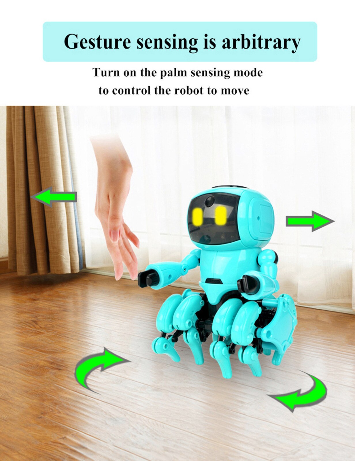 Interactieve Robot Lopen Smart Robot Speelgoed Zintuigen Gesture Control Cadeaus Voor Kinderen Creatieve Kinderen Begeleiden Speelgoed Игрушки
