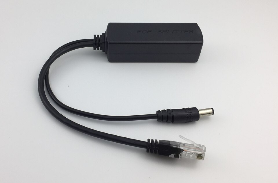 PoE 48V to 12V 1A-2A Splitter Power Over Ethernet IEEE802.3af /at Standard type 10/100Mbps DC 2.1mm * 5.5mm