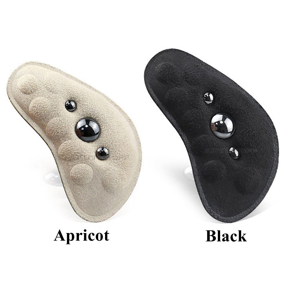 Magnetic Massage Heel Pad Orthopedic Insoles Cushion For Medial/Lateral Heel Wedge Insoles for Foot Alignment Soft Magnet Insole