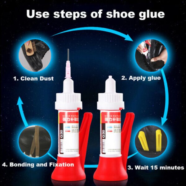 G30 /G8600 Schuhe Reparatur Kleber Klebstoff Wasserdicht Starke Bindung Tragbare für PU Leder Gummi für Metall, Kunststoff, keramik TB