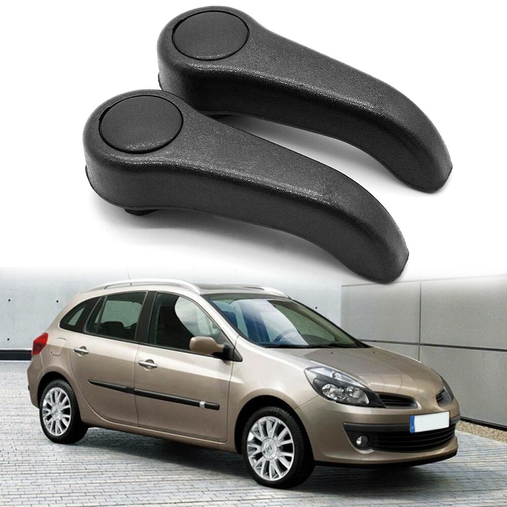 1/2 ensembles siège réglage levier poignée de traction pour Renault Clio Mk2 Twingo Renocleo siège réglage clé noir et gris