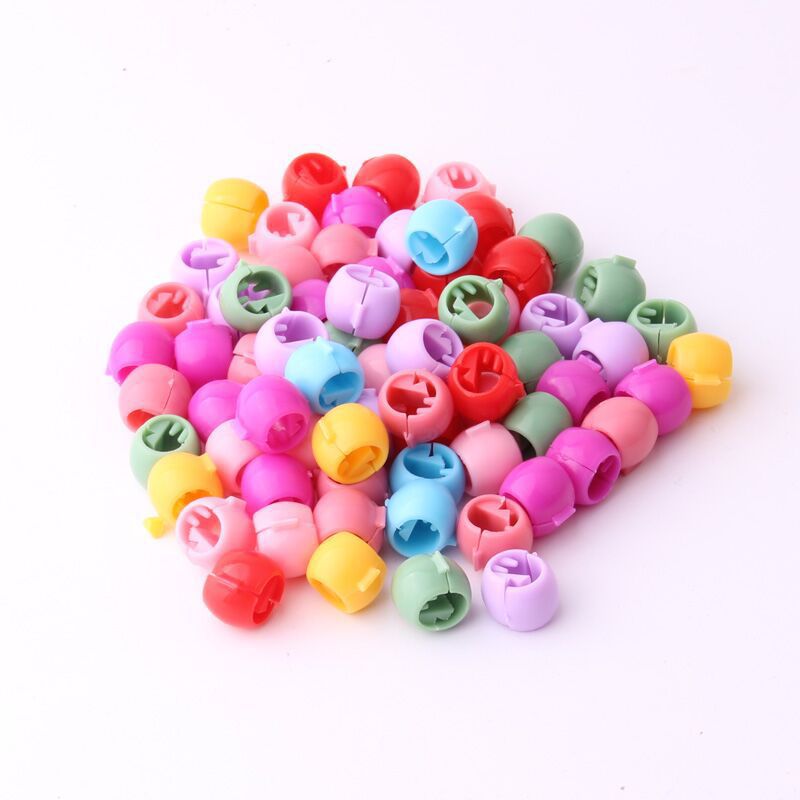 Pinces à cheveux colorées pour petites filles, épingles à cheveux tressées, griffes de cheveux mignonnes, fleur et étoile, coiffure pour enfants, accessoires pour cheveux, vêtements de sauna, 50 pièces, 100 pièces: XXS / GRIS