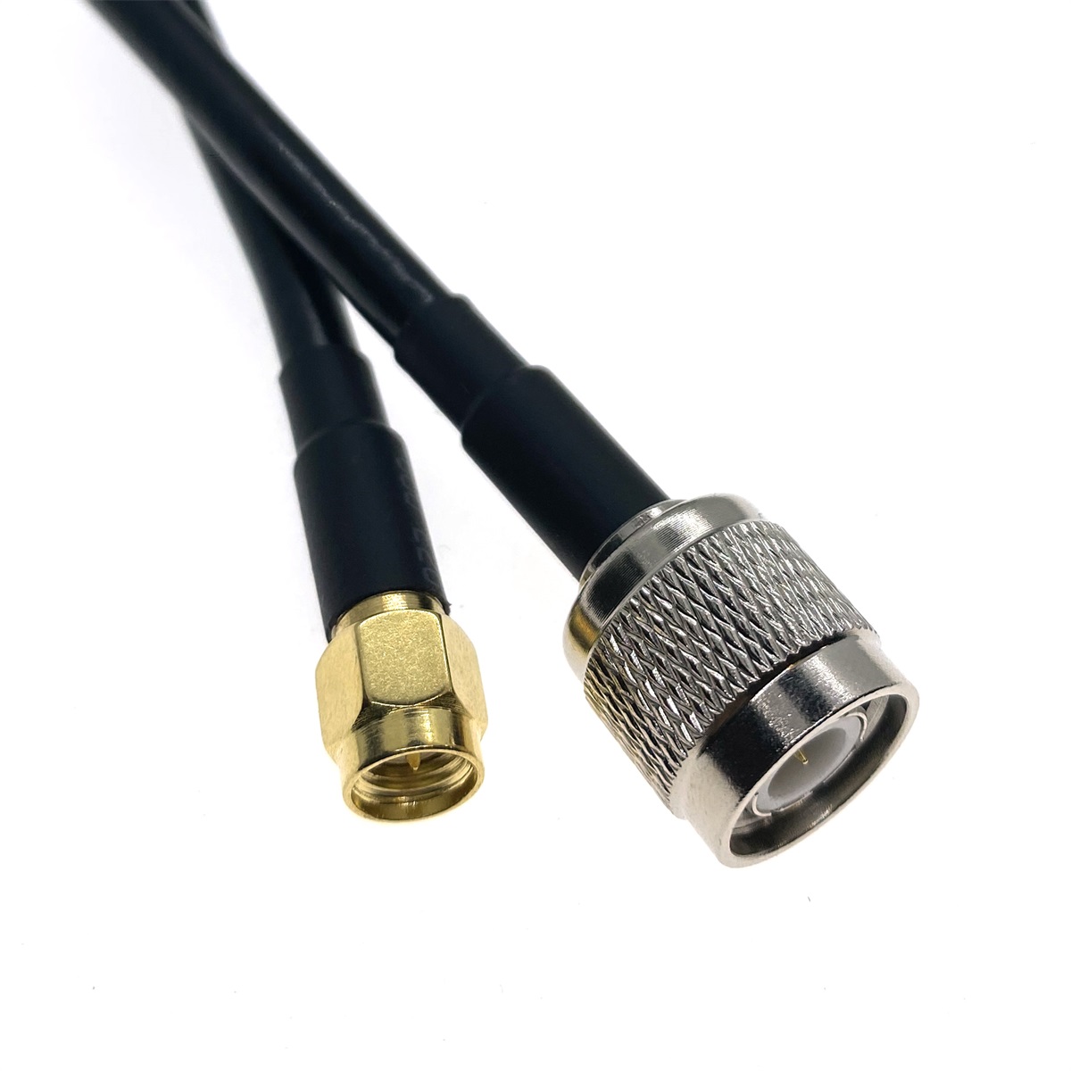 SMA MASCHIO A TNC spina maschio Adattatore del connettore Ponticello Treccia Cavo coassiale RF Cavo coassiale RG58 da 12 pollici ~ 30 M