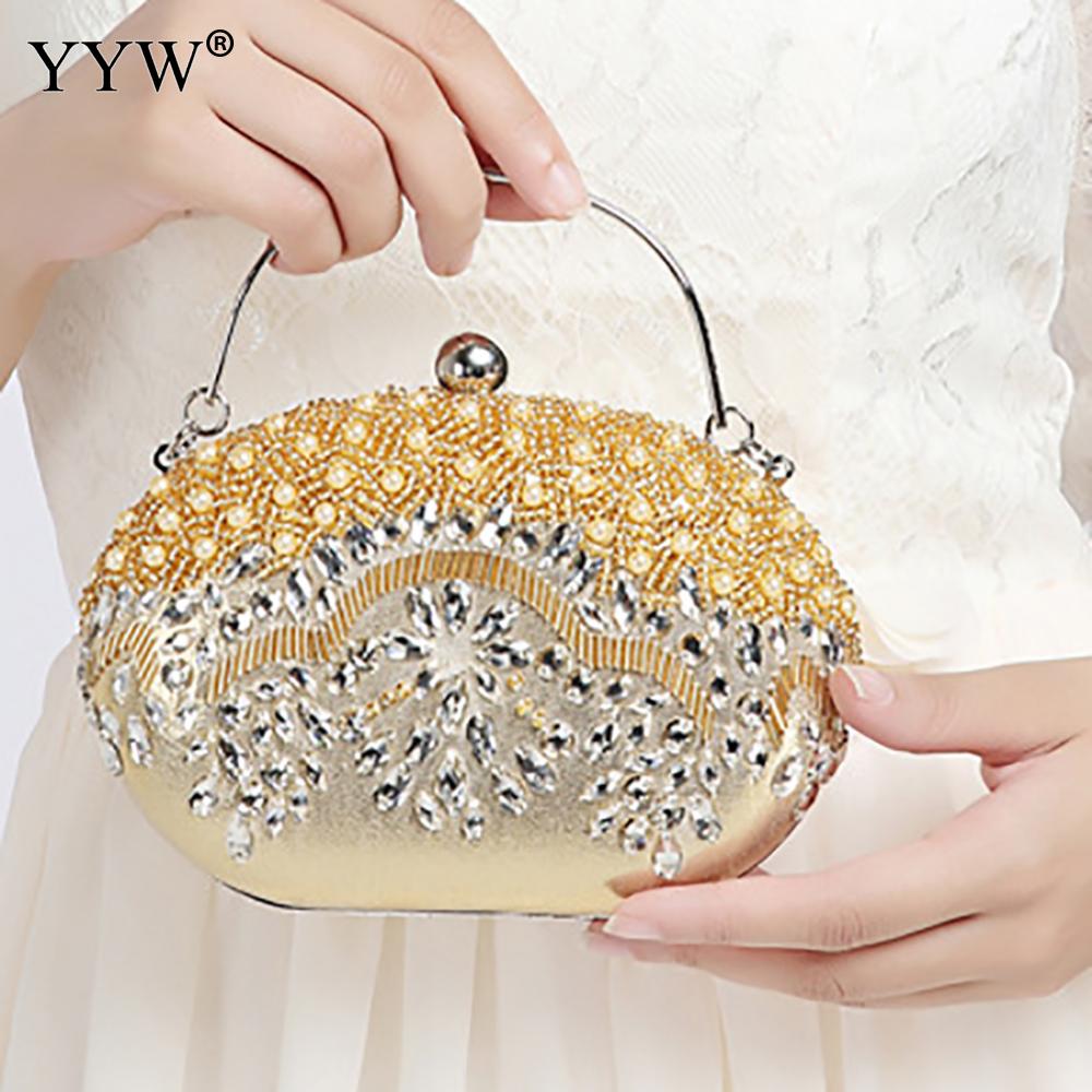 Avondtassen Bloem Vrouwen voor Vrouwen Tas Mode Kralen Clutch Bags Dag Clutch Bruid Handtassen Party Purse