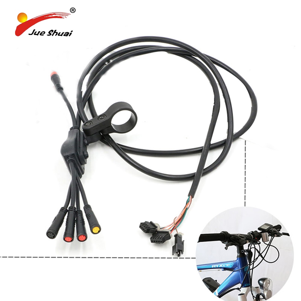Waterproof Main Cable for Electric Bike Connect with LED LCD Display Brake Lever Controller Electric Wire Electric Bike Kit