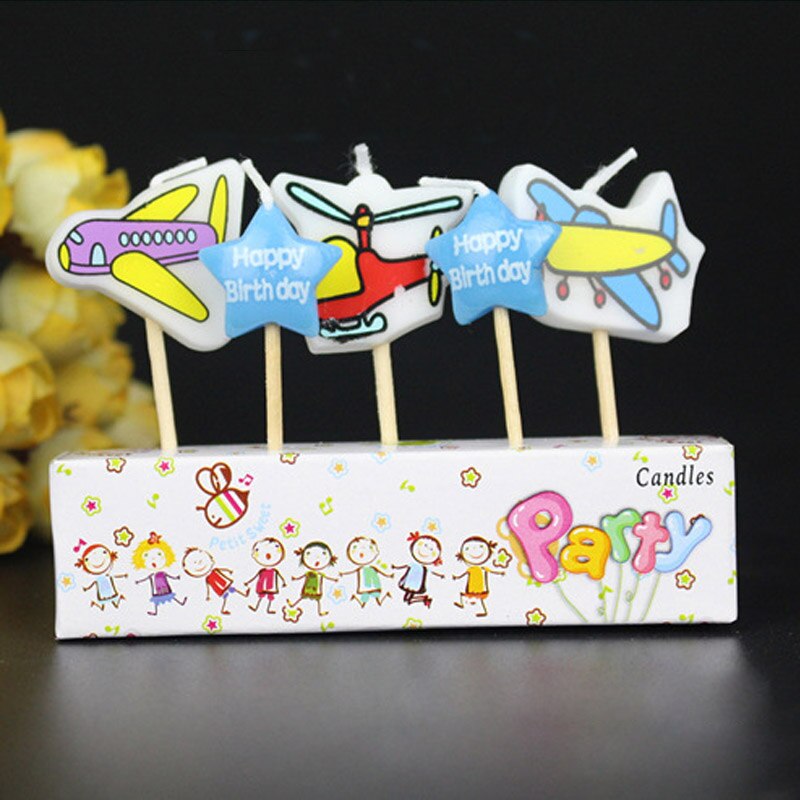 Decoración del hogar, dibujo para manualidades, velas para decoración de tartas, vela de seguridad para fiestas infantiles, festivales de llamas, vela de cumpleaños, para chico