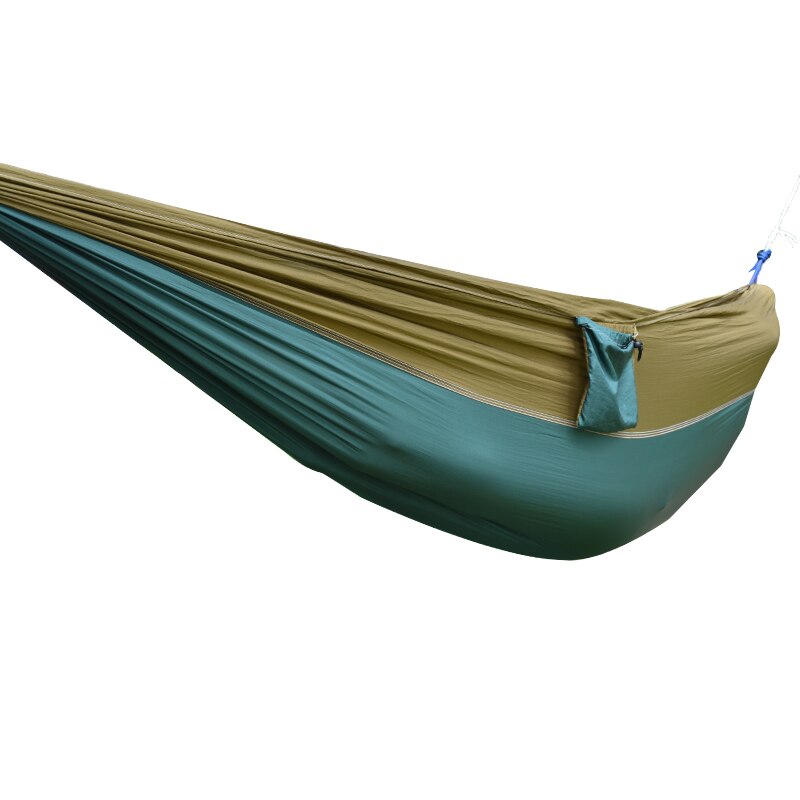 Desert&amp;Fox Outdoor Hammock Nylon Fabrics Double Person Rope Multi-color Hanging Bed with Portable Storage Bag