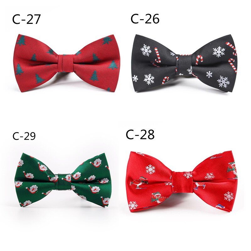 Rbocott julesløyfe barn nyhet sløyfe for gutter snøfnuggtre sløyfe for barn sløyfe størrelse 10cm*5cm