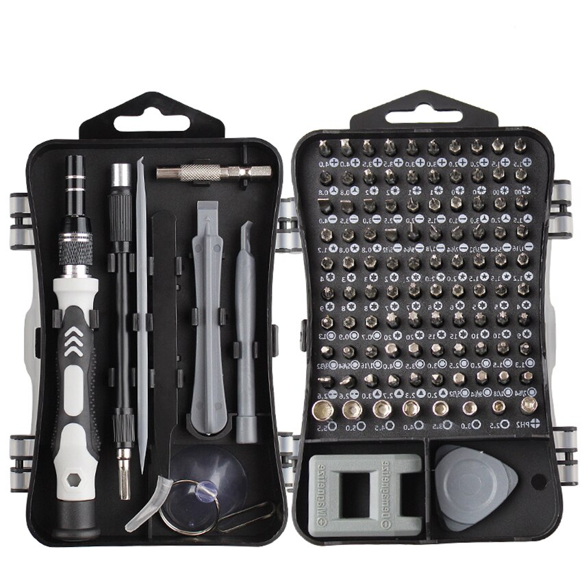 Precisie Schroevendraaier Kit 112 In 1 Met 98 Magnetische Bits Schroevendraaier Reparatie Tool Kit Voor Mobiele Telefoon Tablet Elektronische Apparaat