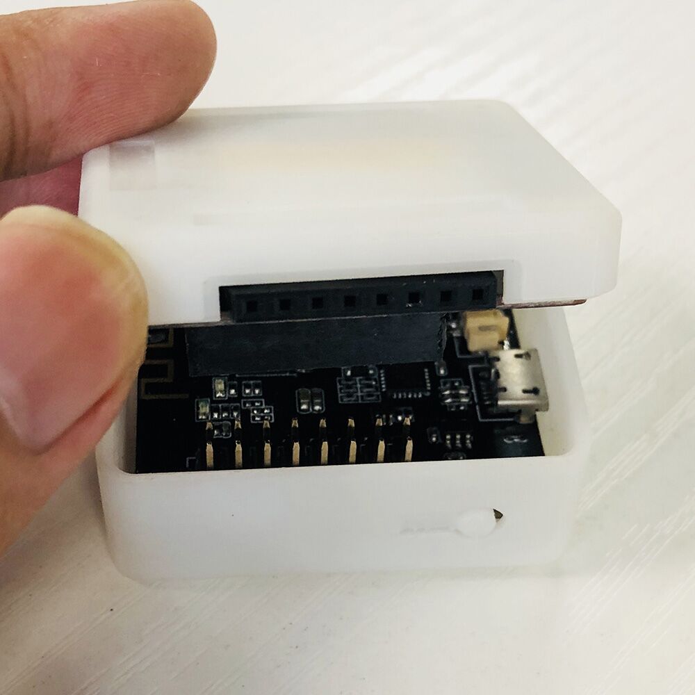 LILYGO®TTGO t-hacker bricolage boîte ESP8266 Wifi OLED affichage attaque Station météo température humidité capteur pour PS4-WiFi