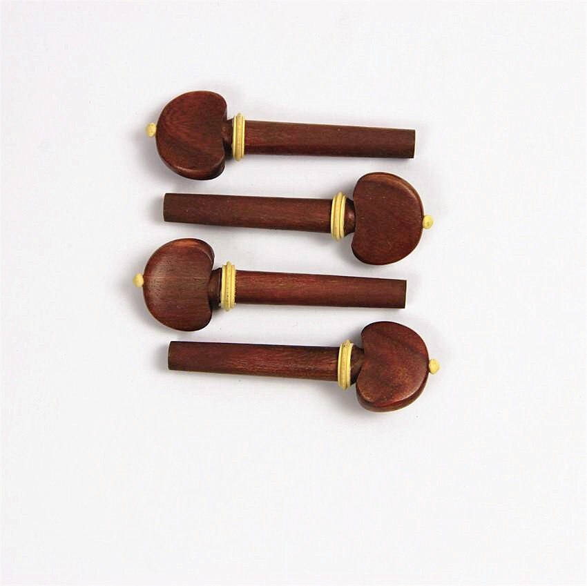 20 pieces 5 sets 4/4 violin jujube wood pegs Rosewood Pegs Ebony Pegs violin fittings parts accesorries