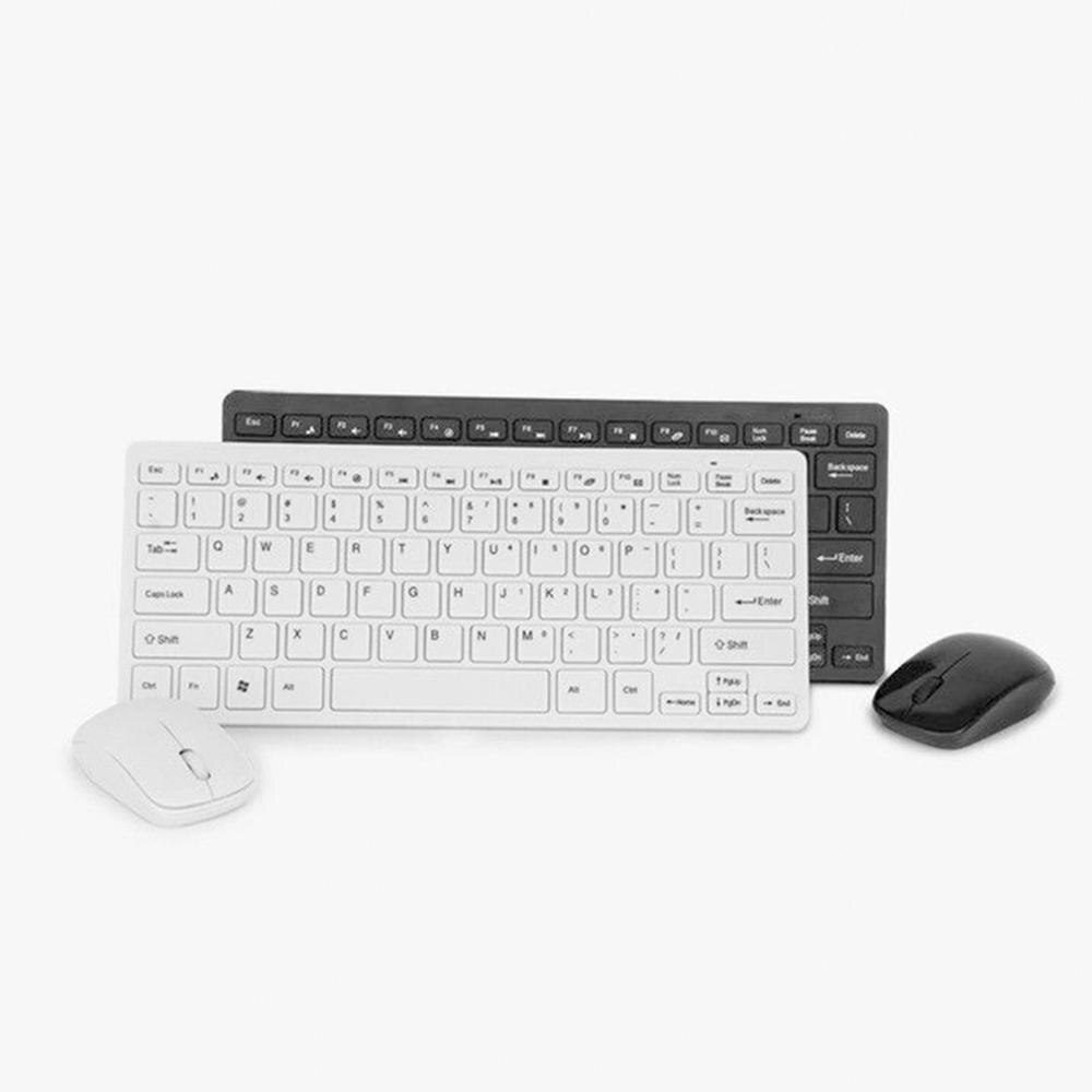K03 Wireless Keyboard And Mouse Mini Multimedia Keyboard Mouse Combo Set For Notebook Laptop Mac Desktop Office Supplies