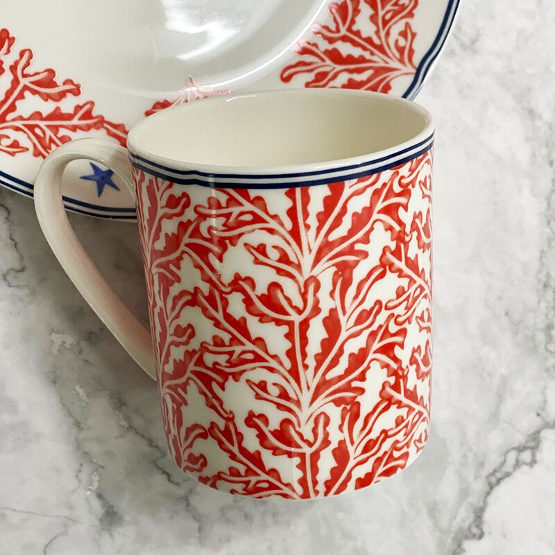 Bone China Tea Cup Saucer Spoon Set Ceramic Teacup White Porcelain Coffee Cup Tea Set Cafe Espresso Cup: 4