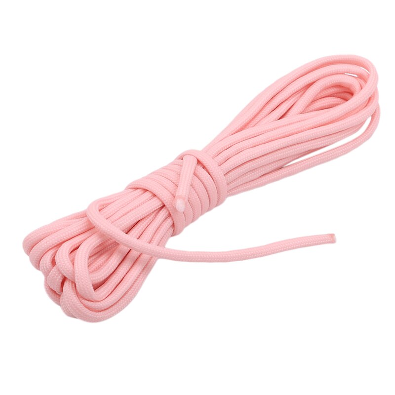 5/10 Meters Survival Paracord Luminous Rope Camp Glow Paracord 550LB 7 Strands Lanyard Ropes Outdoor Ropes: Pink 5 meters