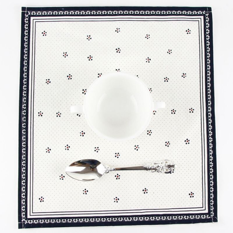 Thuis 31X35Cm Katoen Keuken Handdoek Europese Stijl Servetten Huishoudelijke Doek Servetten Anti-Slip Thee Handdoeken digitale Print Servet