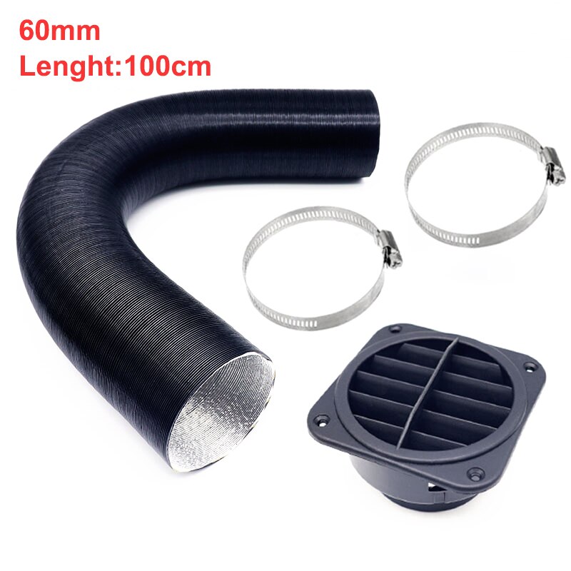 75mm / 60mm Diesel- Heizung Kanal Schlauch Rohr Luftkanal Luft entlüften Auslauf Schlauch Clip Für Webasto Eberspach Diesel- Standheizung: eben Auslauf 60mm