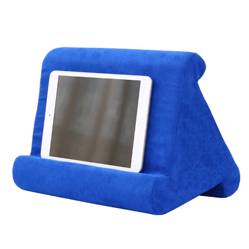 Bærbar computer holder tre-vinkel tablet læsepude stativ pude hvile støtte til ipad magasin vinkel justerbar tablet holder