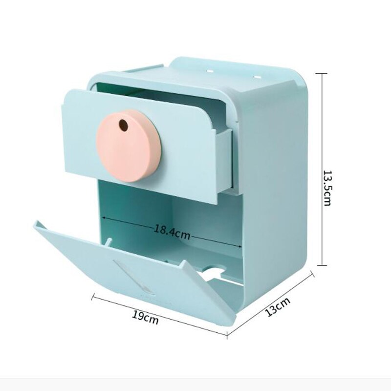 Toilet Roll Holder Waterproof Paper Towel Holder Wall Mounted Wc Roll Paper Stand Case Tube Storage Box Bathroom Accessories
