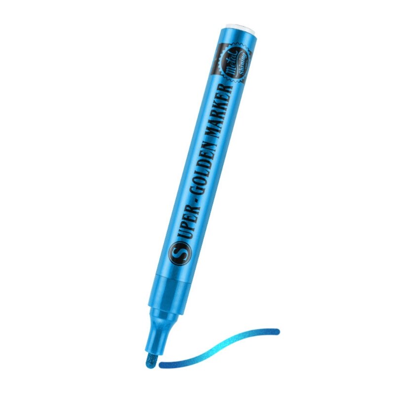 Multifunctionele Verf Marker Pen Acryl Verf Pen Voor Rock Schilderen Diy Art Craft: Sea Salt Blue